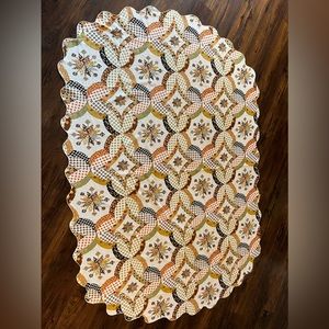 Vintage Tablecloth 70s, Halloween, Thanksgiving, Fall